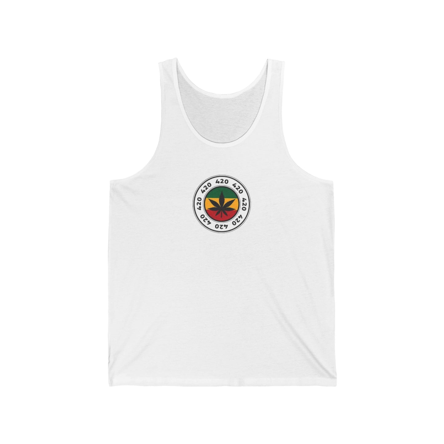 420 Blaze Unisex Jersey Tank Top - Perfect for Summer Festivals