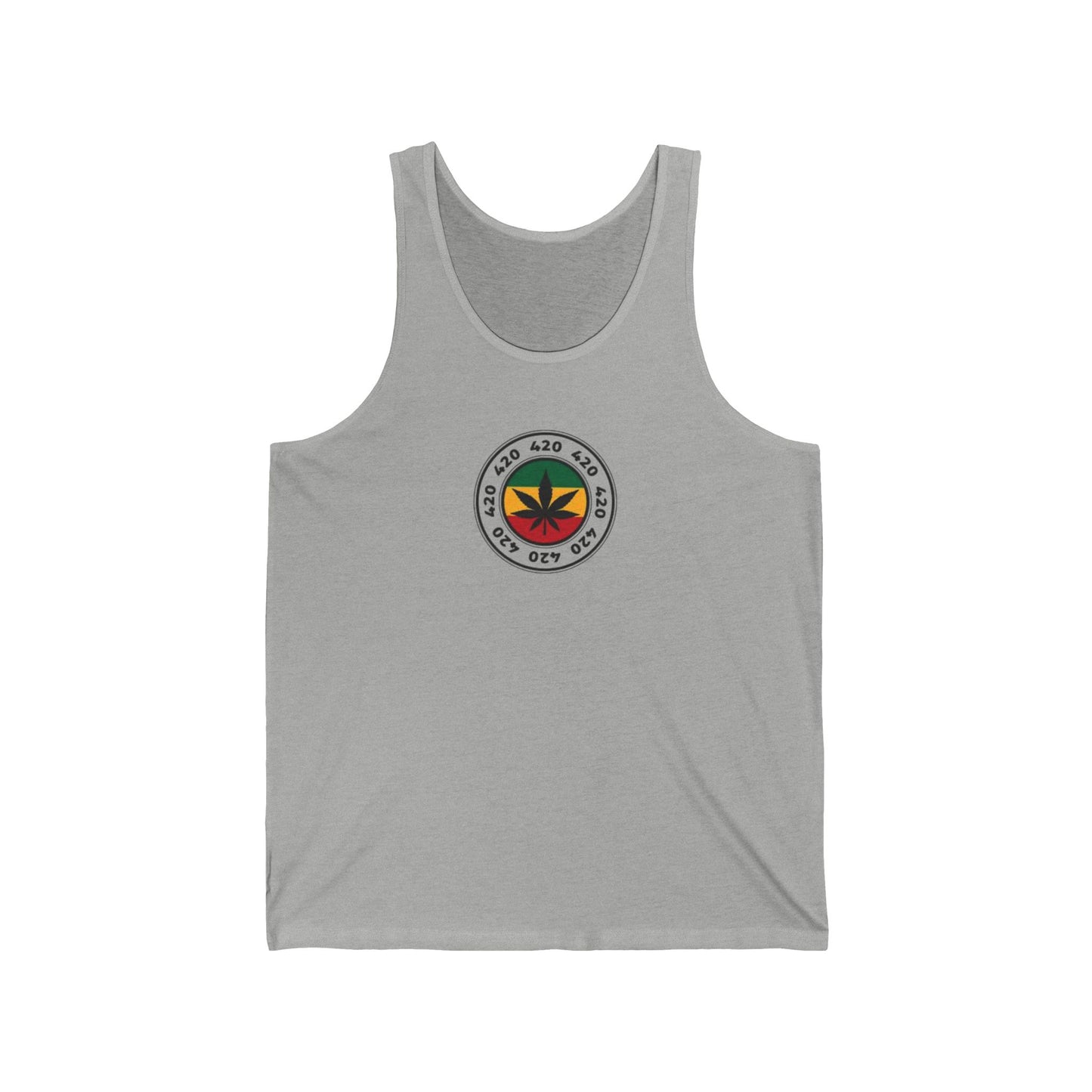 420 Blaze Unisex Jersey Tank Top - Perfect for Summer Festivals