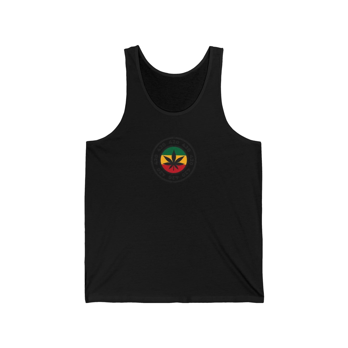 420 Blaze Unisex Jersey Tank Top - Perfect for Summer Festivals