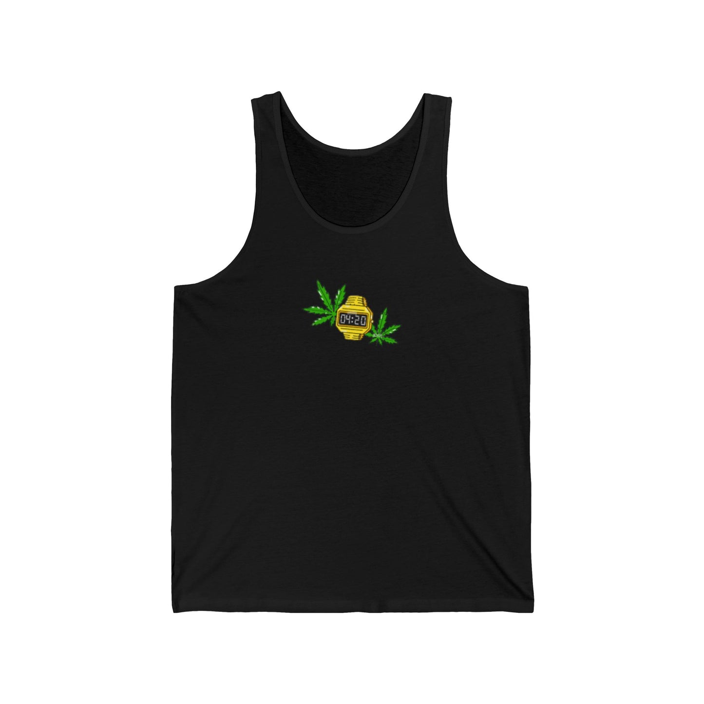 420 Time  Unisex Jersey Tank Top - Perfect for Summer Festivals