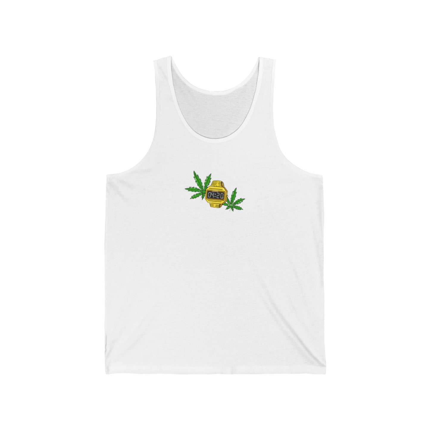 420 Time  Unisex Jersey Tank Top - Perfect for Summer Festivals